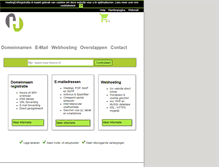 Tablet Screenshot of hostingenregistratie.nl